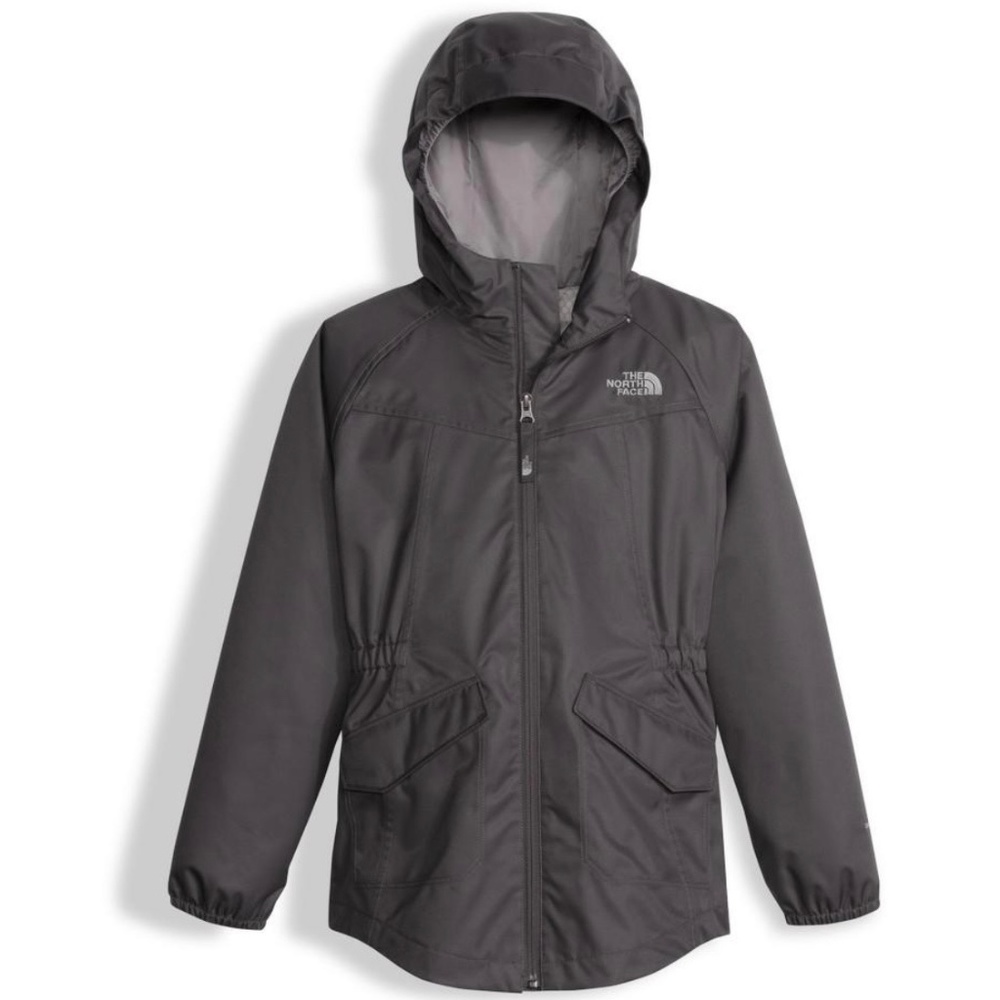 The North Face Sophie Rain Parka Girls Jacket in Slate, size 10 - 12